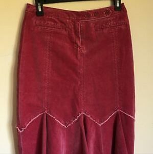 Anthropologie Louie Corduroy Skirt